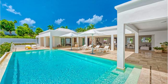 Luxury villa for rent St Martin - Pool of the villa